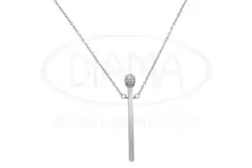 Кольє срібне "Сірник"