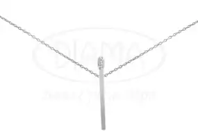 Кольє срібне "Сірник"