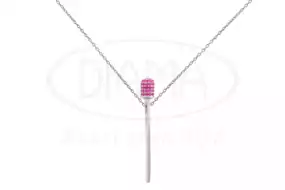 Кольє срібне "Сірник"