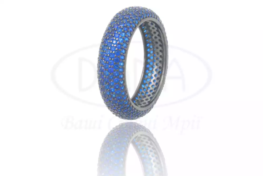 Каблучка срібна з Цирконом фото 1