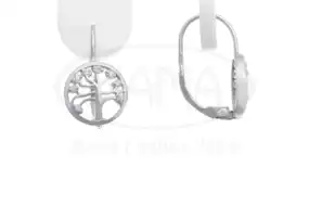 Сережки срібні з Цирконом