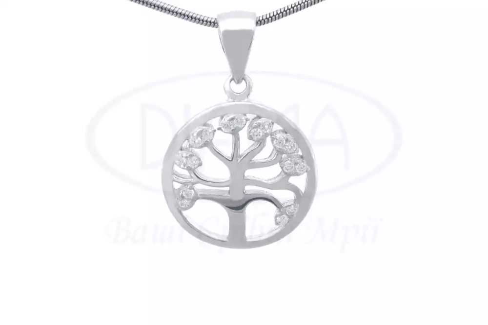 Підвіска срібна з Цирконом фото 1