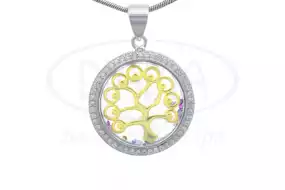 Срібна підвіска з Цирконом