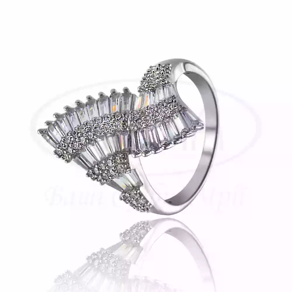 Срібна каблучка з Цирконом фото 1