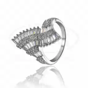 Срібна каблучка з Цирконом