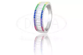 Каблучка срібна з Цирконом