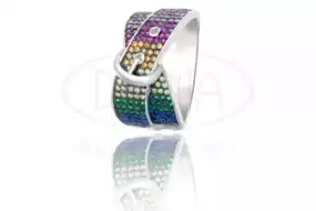 Каблучка срібна з Цирконом