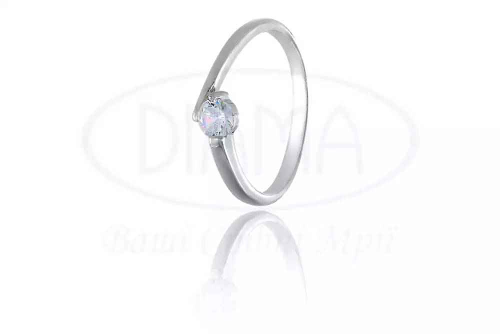 Срібна каблучка з Цирконом фото 1