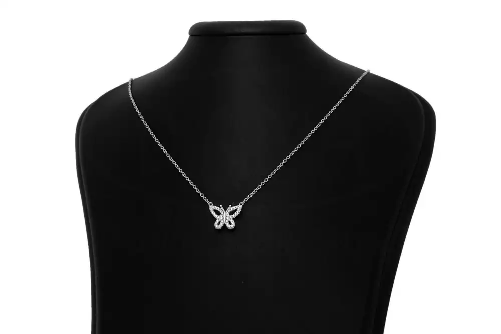 Срібне кольє "Метелик" фото 2