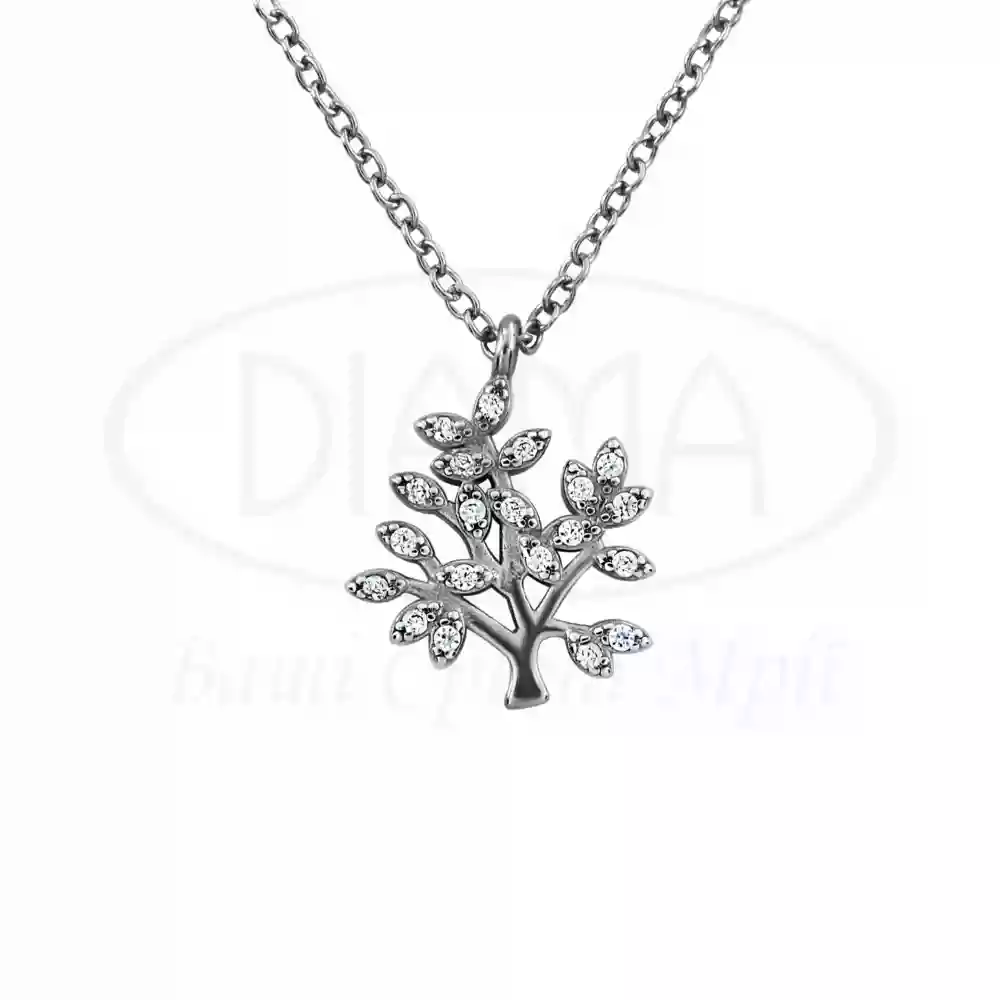 Срібне кольє з Цирконом фото 1