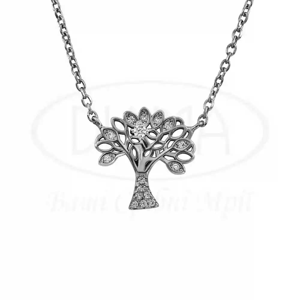 Срібне кольє з Цирконом фото 1