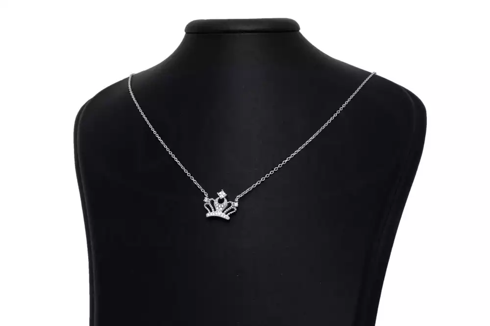 Срібне кольє з Цирконом фото 2