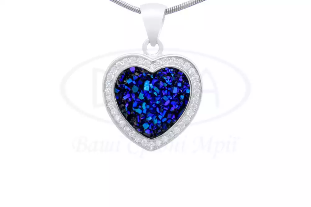 Срібна підвіска з Кварцем фото 1