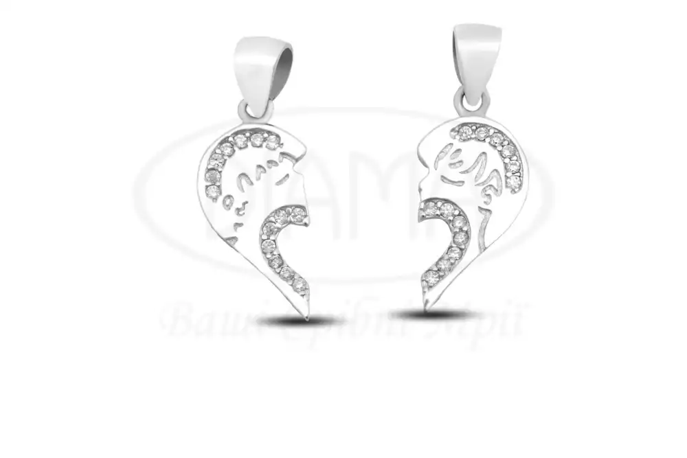 Срібна підвіска з Цирконом фото 2