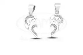 Срібна підвіска з Цирконом