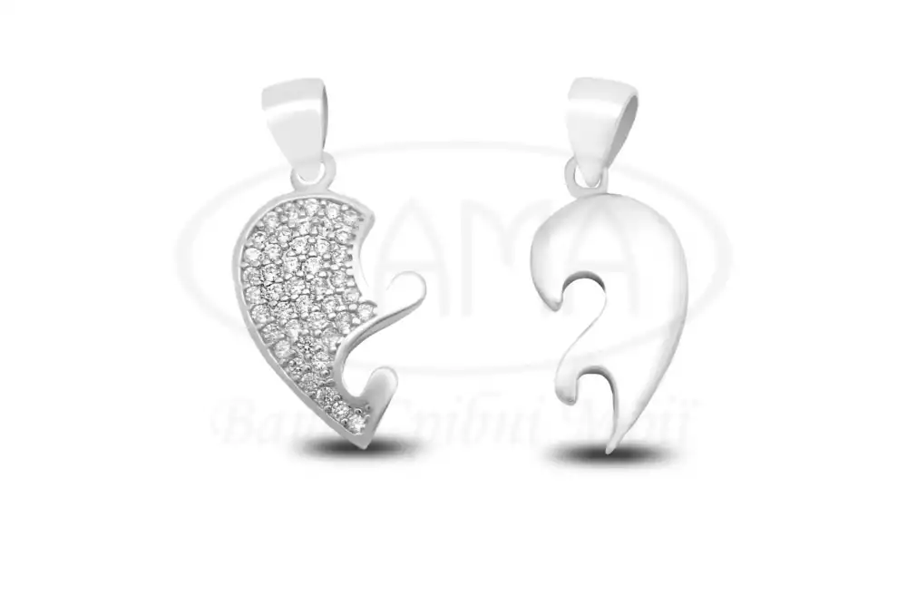 Срібна підвіска з Цирконом фото 2