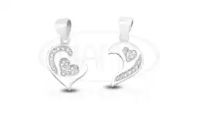 Срібна підвіска з Цирконом