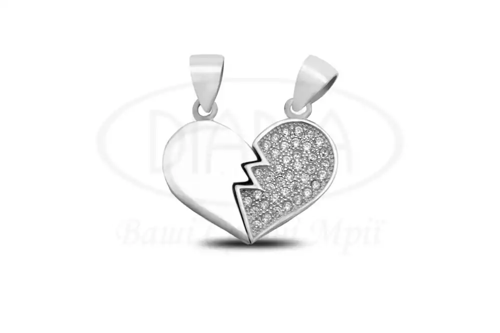 Срібна підвіска з Цирконом фото 1