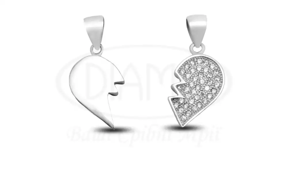 Срібна підвіска з Цирконом фото 2