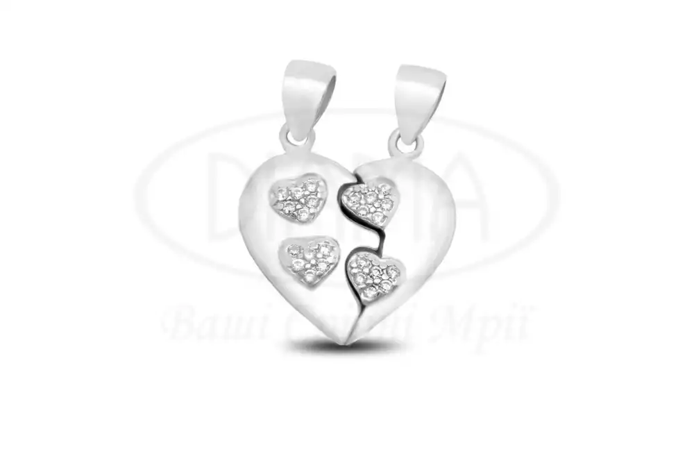 Срібна підвіска з Цирконом фото 1