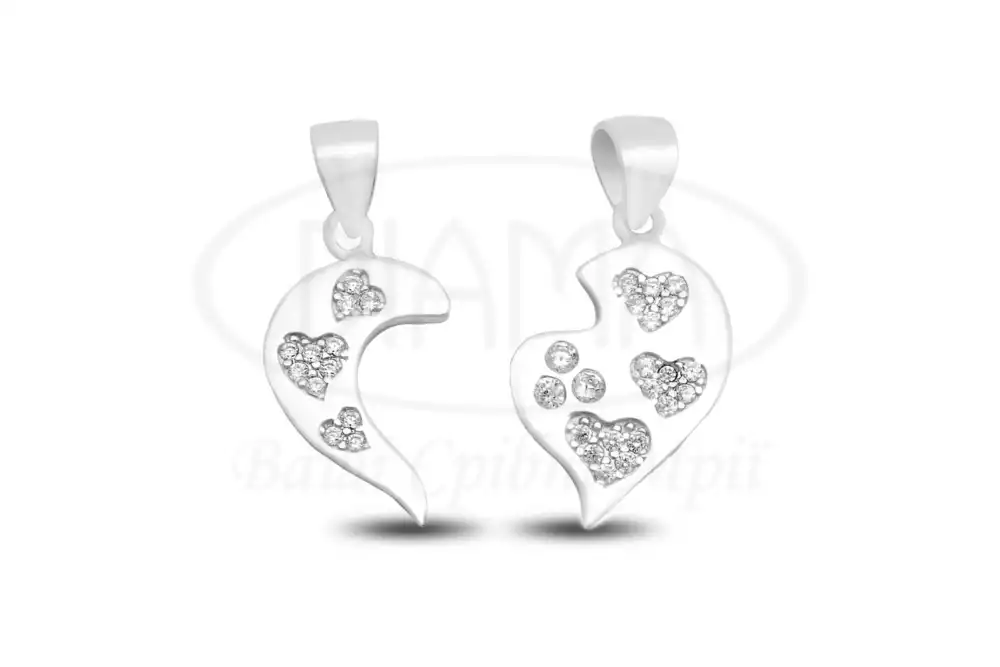 Срібна підвіска з Цирконом фото 2