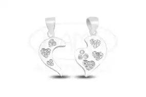 Срібна підвіска з Цирконом