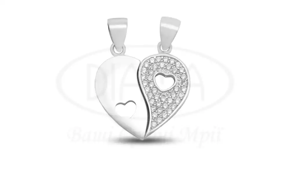 Срібна підвіска з Цирконом фото 1