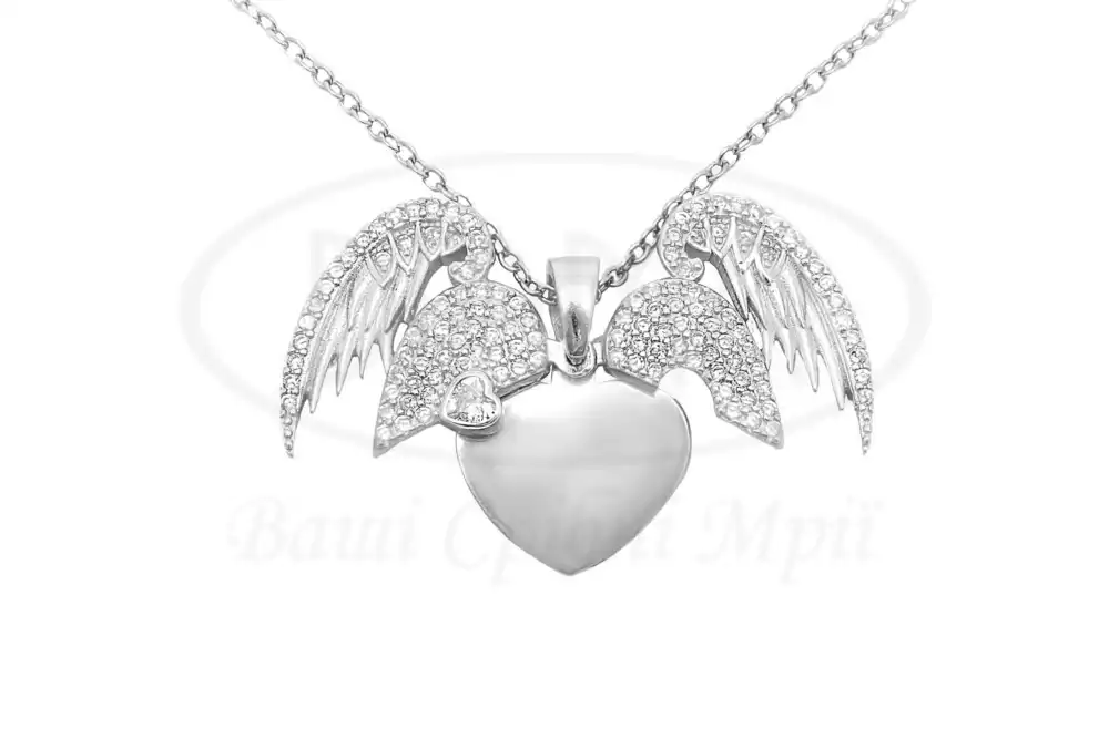 Срібне кольє з Цирконом фото 2