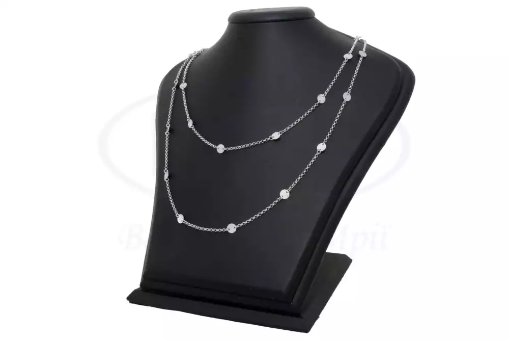 Срібне кольє фото 1