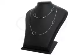 Срібне кольє з Цирконом