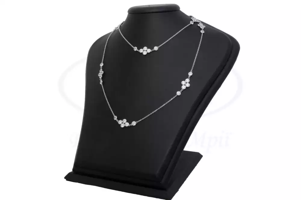 Срібне кольє з Цирконом фото 1