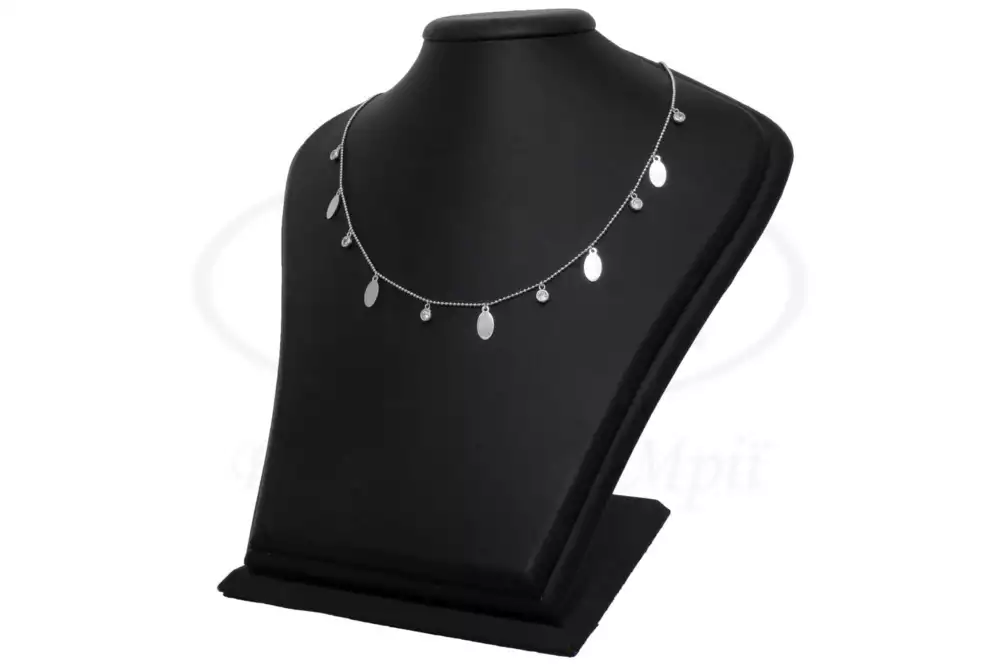 Срібне кольє з Цирконом фото 1