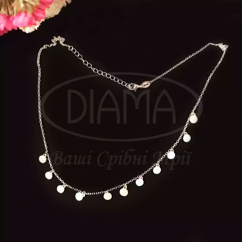 Срібне кольє фото 1