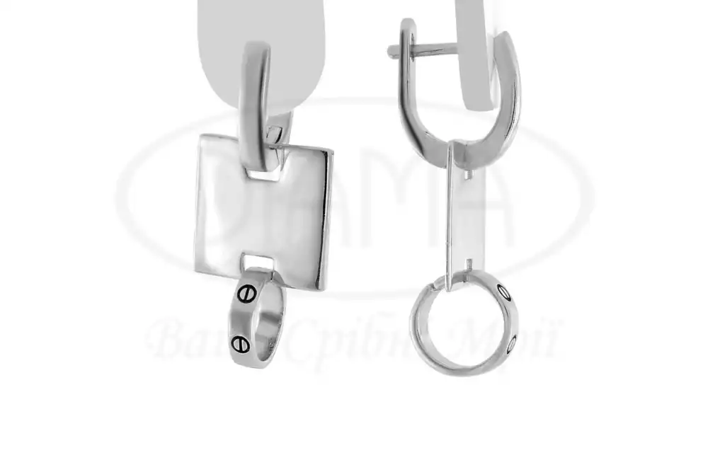 Срібні сережки фото 1