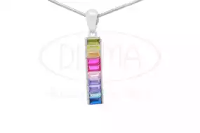 Срібна підвіска з Цирконом