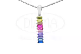 Срібна підвіска з Цирконом