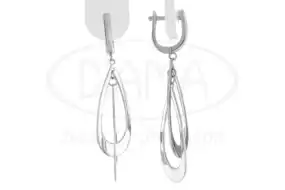 Срібні сережки