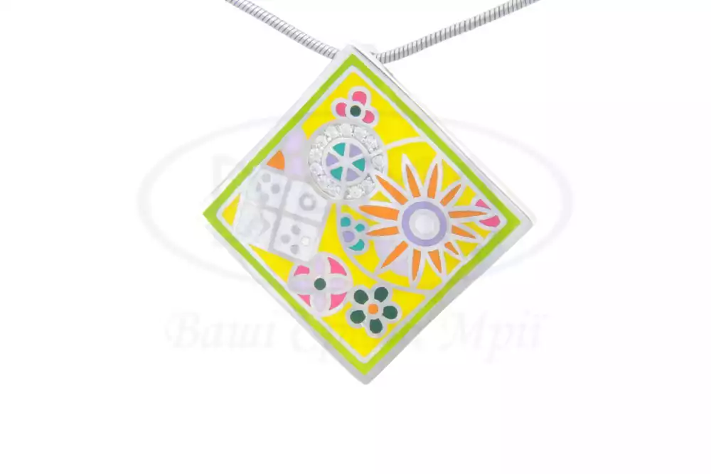 Підвіска срібна з Емаллю фото 1