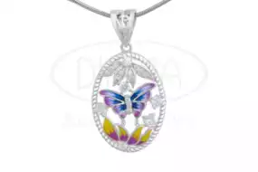 Підвіска срібна з Емаллю