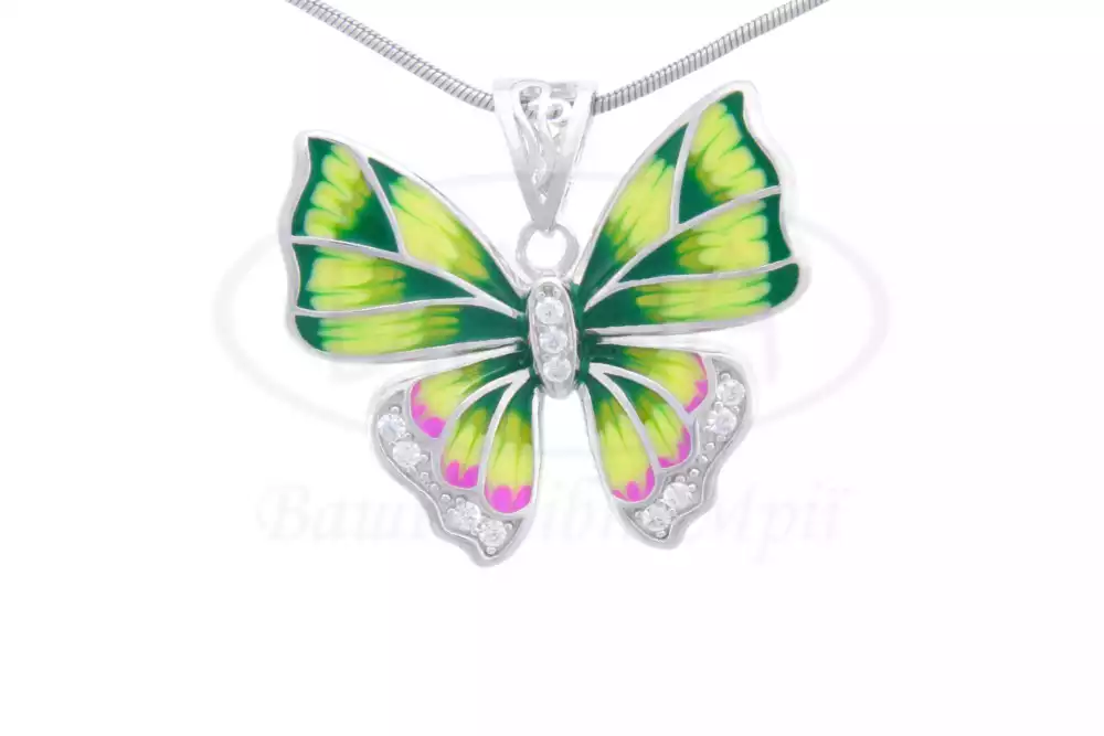 Підвіска срібна з Емаллю фото 1