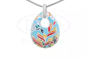 Підвіска срібна з Емаллю