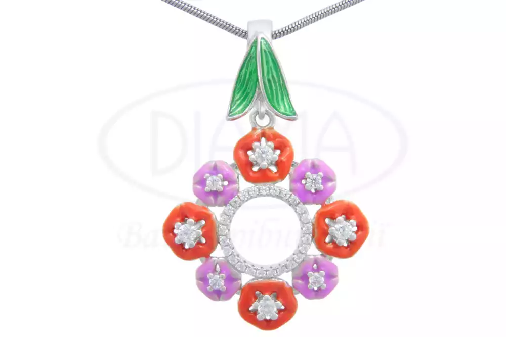 Підвіска срібна з Емаллю фото 1