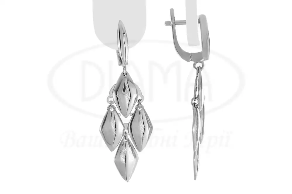 Сережки срібні фото 1