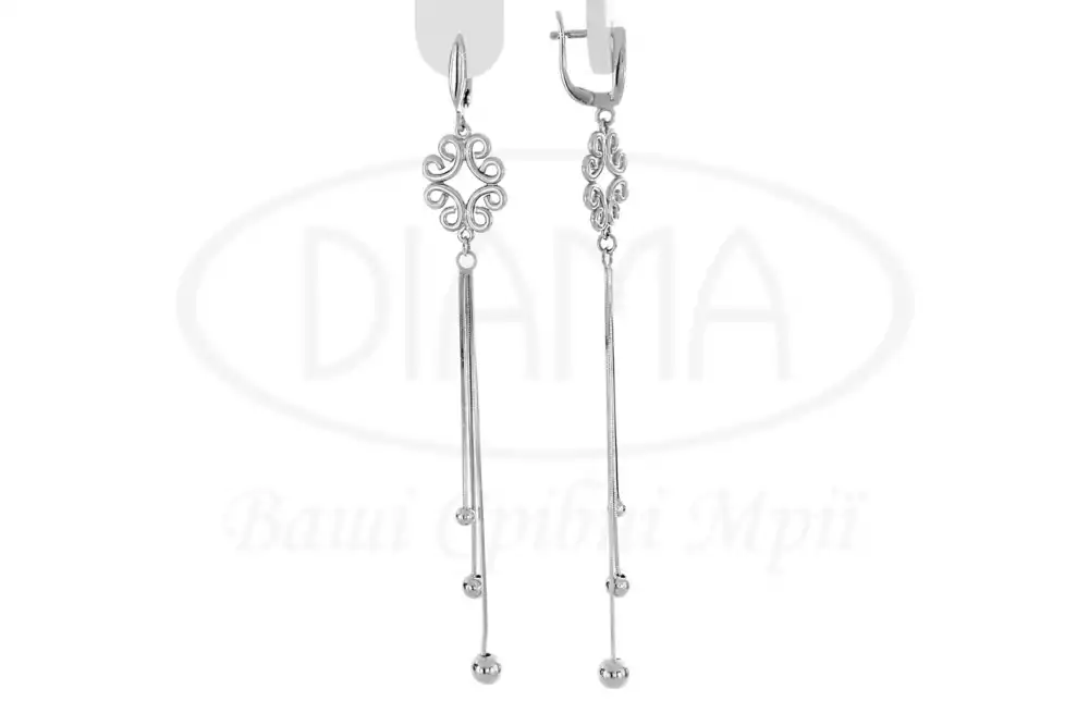 Сережки срібні фото 1