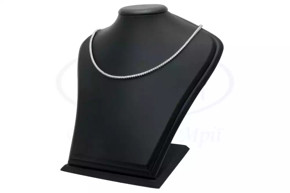 Срібне кольє з цирконом фото 2