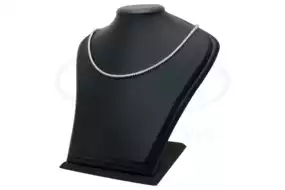 Срібне кольє з цирконом