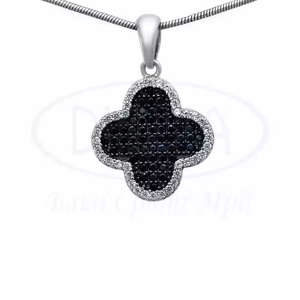 Підвіска срібна з цирконом фото 1