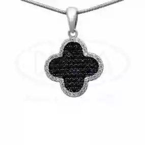 Підвіска срібна з цирконом