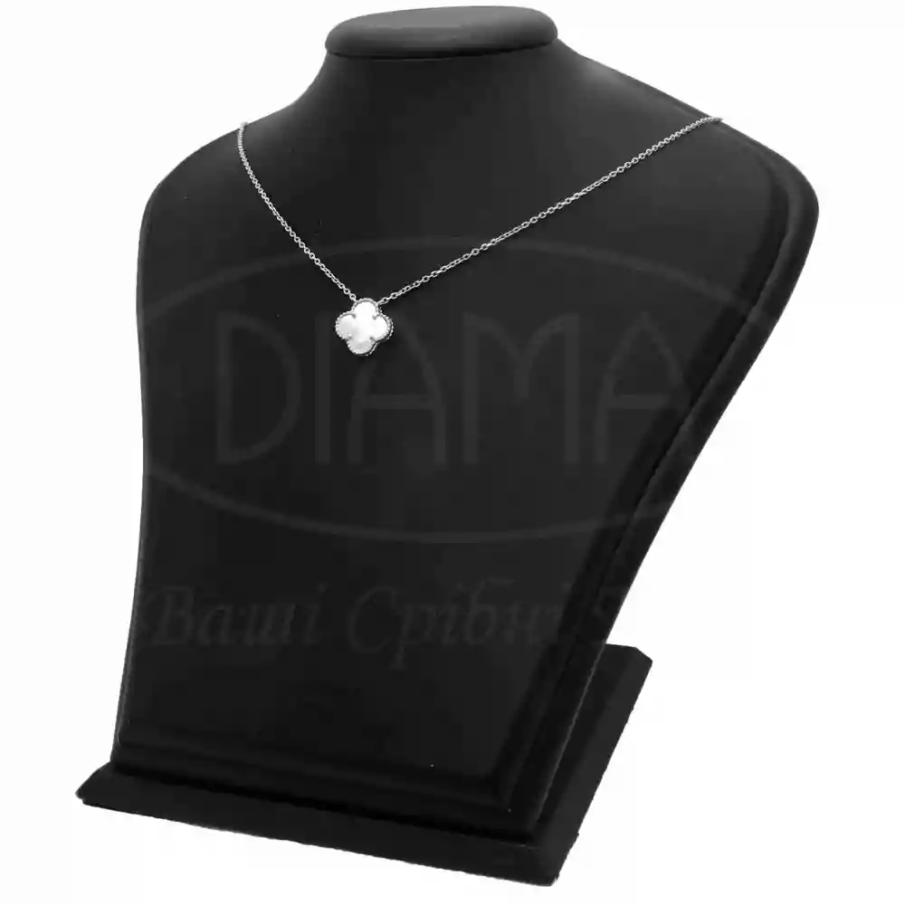 Кольє срібне "Клевер" фото 1