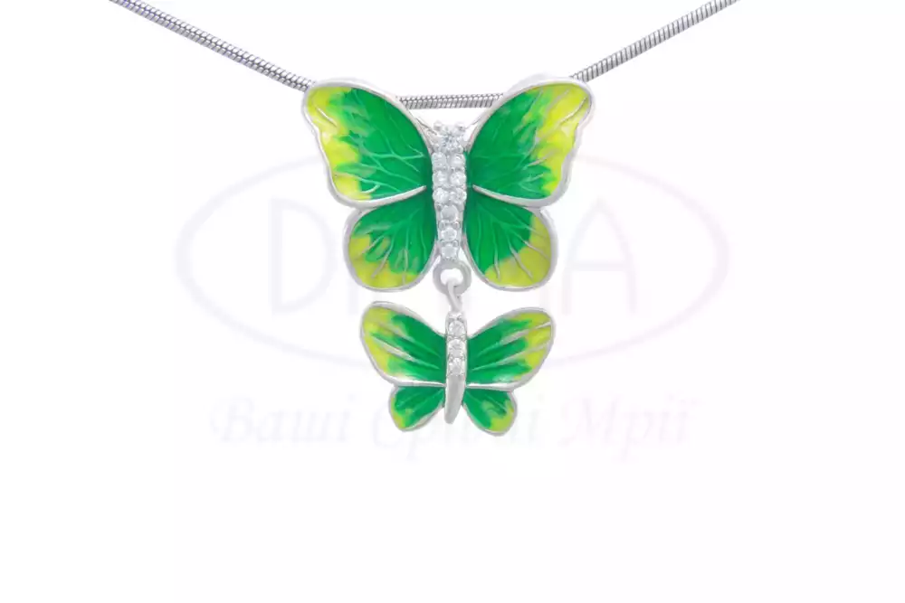 Підвіска срібна з Емаллю фото 1